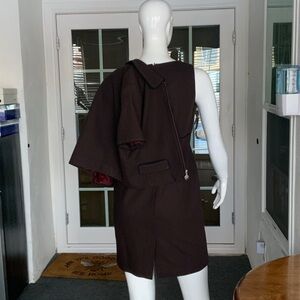 Vintage— Dark Brown Women's Dress Suit
